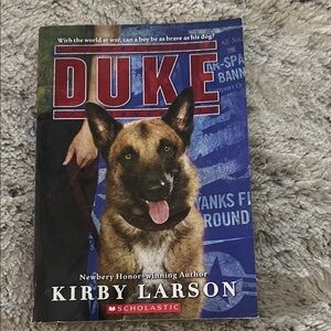 5/$10 item Duke by Kirby Larson - Dog Book